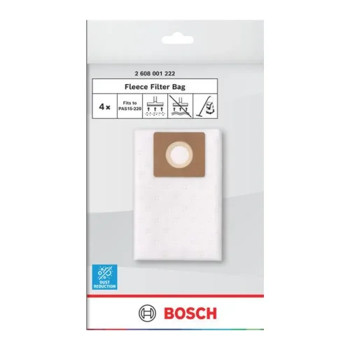BOSCH filtarske vrećice od flisa za usisavač PAS15-220, 4 kom