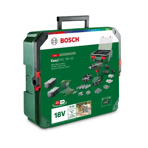 BOSCH aku bušilica-izvijač EasyDrill 18V-40 1xAku 18V 1,5Ah + SystemBox