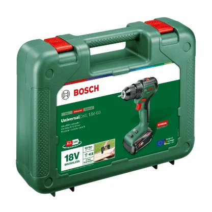 BOSCH aku bušilica-izvijač UniversalDrill 18V-60 1xAku 18V 2,0Ah + kovčeg