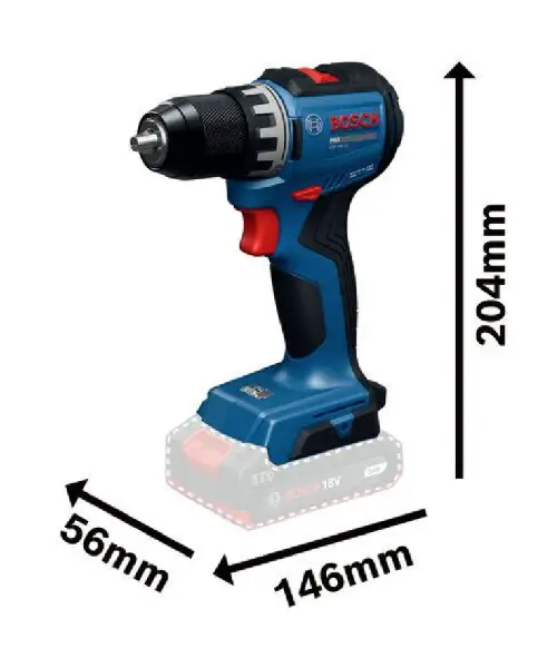 BOSCH aku bušilica-izvijač GSR 18V-52 (1)