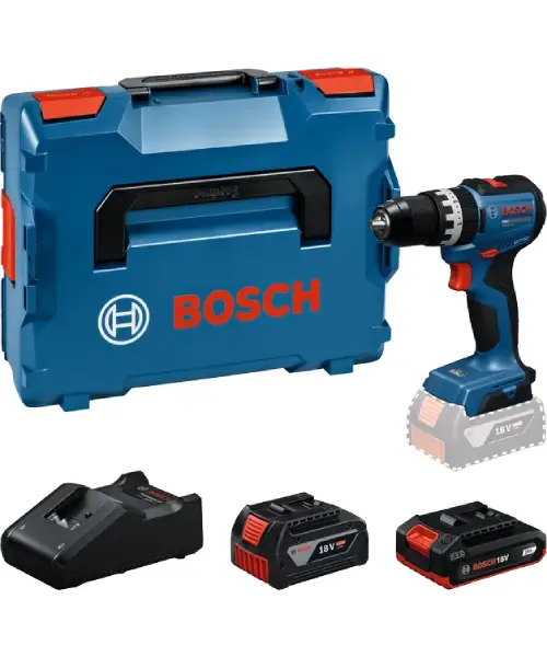 BOSCH aku udarna bušilica-izvijač GSB18V-52 1xAku 18V 2,0Ah 1xAku 18V 4,0Ah + L-BOXX