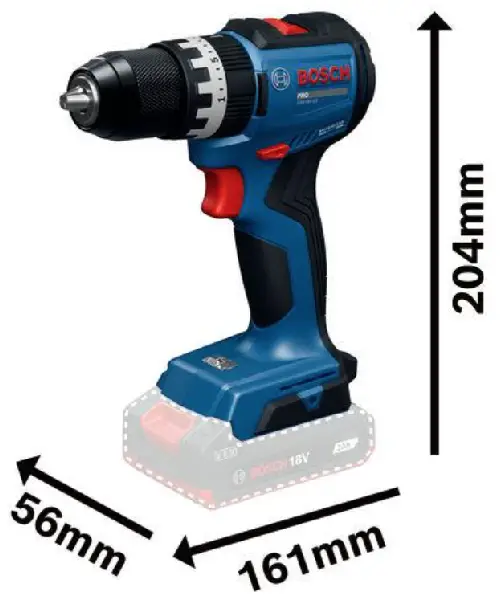 BOSCH aku udarna bušilica-izvijač GSB18V-52 (2)