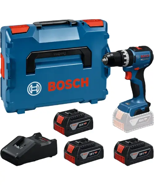 BOSCH aku udarna bušilica-izvijač GSB18V-52 3xAku 18V 5,0Ah + L-BOXX