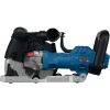 Bosch GNF20-40 glodalica za utore s L-BOXX, crno-plava, prikazana s nastavcima.
