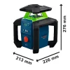BOSCH građevinski laser GRL18V-3-31G + L-BOXX (6)