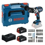 BOSCH aku udarna bušilica-izvijač GSB 18V-110 C 2xAku 18V 5,0Ah + komplet bitova + L-BOXX