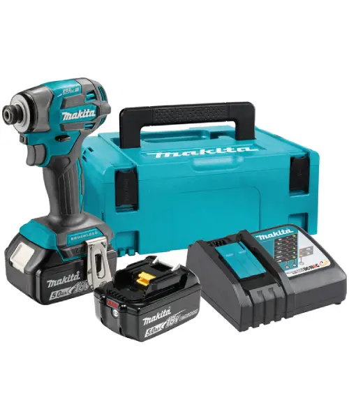 MAKITA aku udarni odvijač DTD173ZJX2 2x 18V 5,0Ah + Makpac