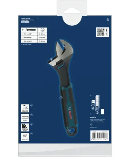 BOSCH 3-dijelni set podešavajućih ključeva sa obloženom ručkom (2)