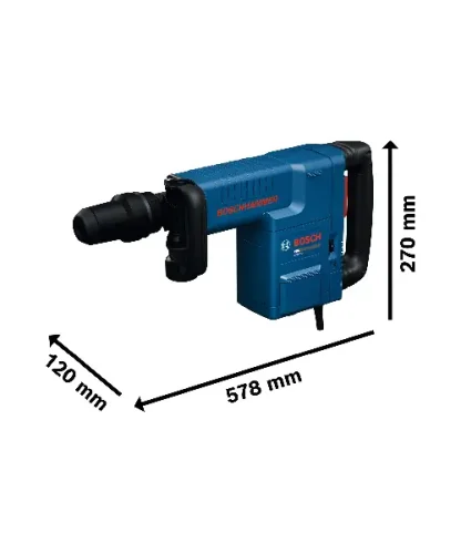 BOSCH udarni čekić GSH11EV + kovčeg (4)