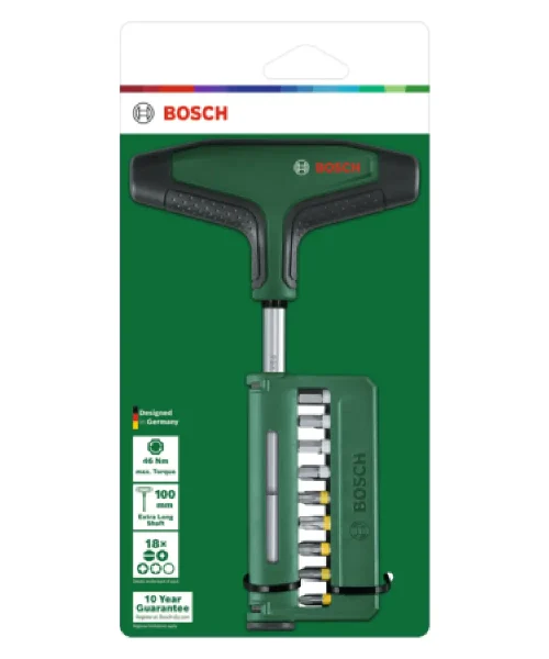 BOSCH 19-dijelni set bitova s T-ručkom (3)