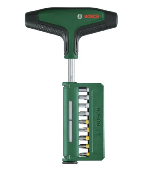 BOSCH 19-dijelni set bitova s T-ručkom