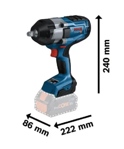 BOSCH aku udarni stezač GDS 18V-1000 2xAku 18V 5,0Ah + L-BOXX (1)
