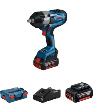 Naslovna BOSCH aku udarni stezač GDS 18V-1000 2xAku 18V 5,0Ah + L-BOXX