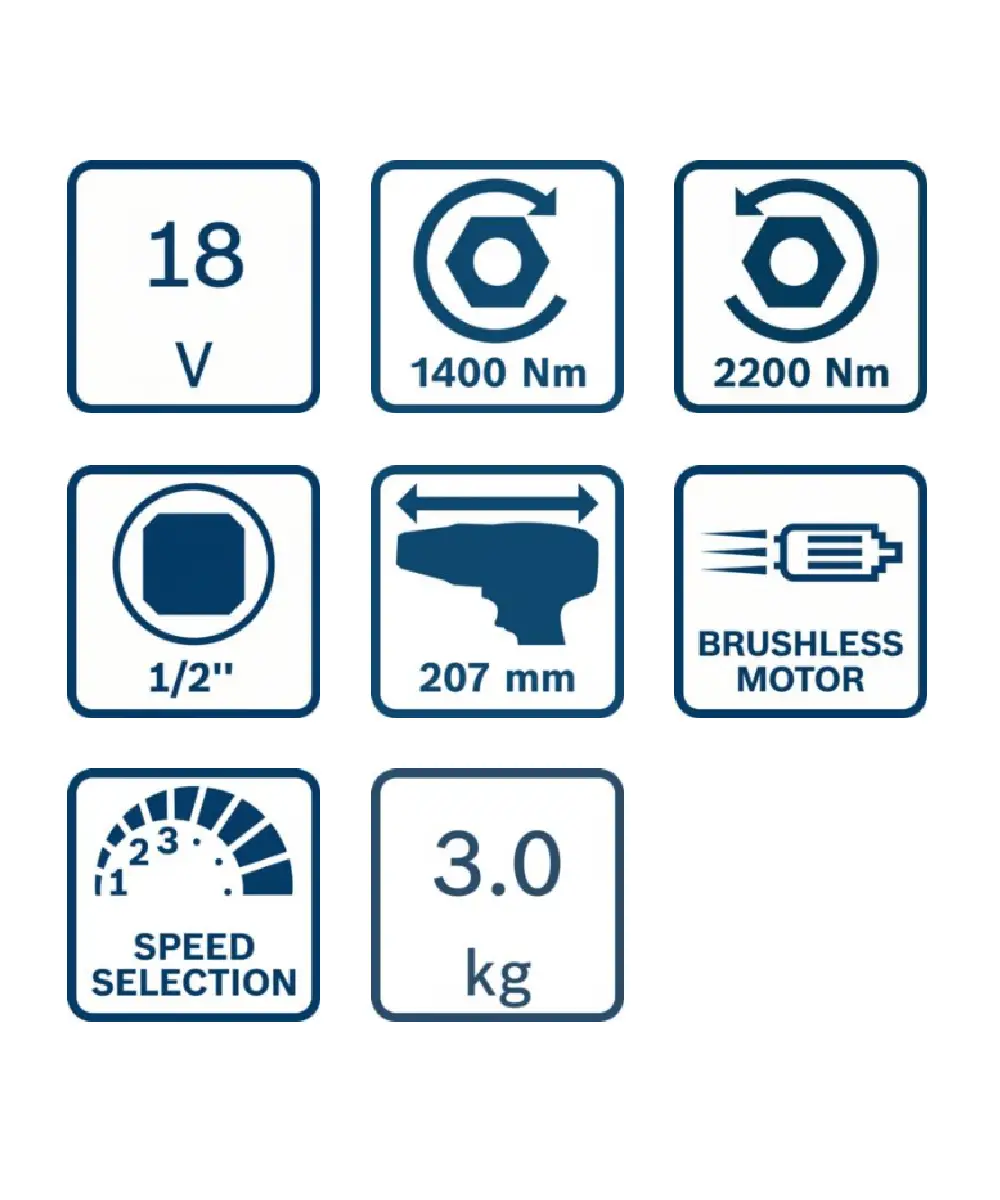 BOSCH aku udarni stezač GDS18V-1400 (11)