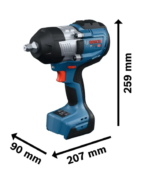 BOSCH aku udarni stezač GDS18V-1400 (2)