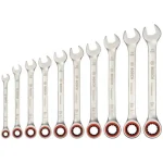 BOSCH 10-dijelni set viljuškasto-okastih ključeva s račnom 8-19 mm