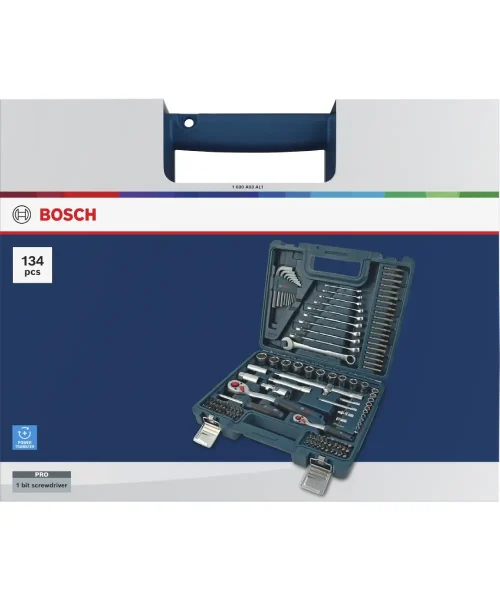 BOSCH 134-dijelni kombinirani komplet ručnog alata