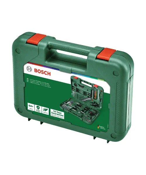 BOSCH 64-dijelni set ručnog alata s kovčegom