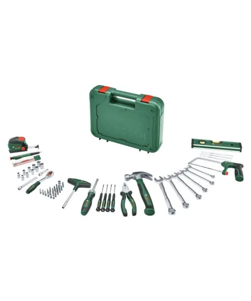 BOSCH 64-dijelni set ručnog alata s kovčegom
