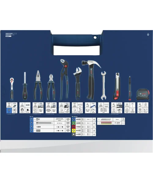 BOSCH 89-dijelni kombinirani komplet ručnog alata