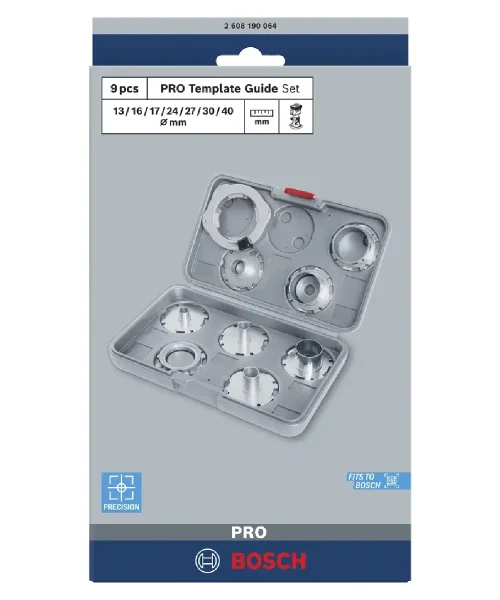 BOSCH 9-dijelni set PRO metričkih kopirnih čahura
