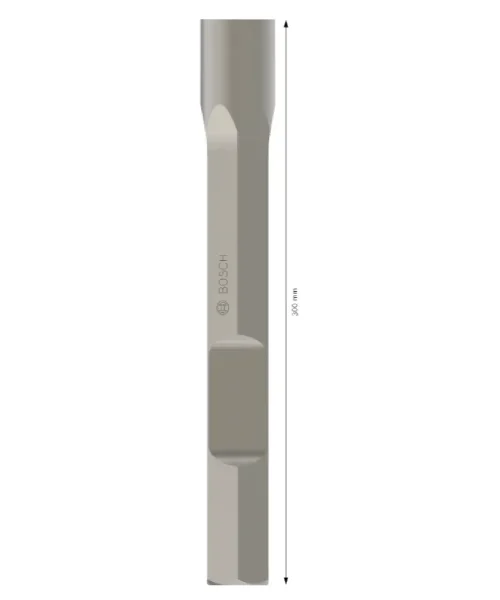 BOSCH HEX 28 nastavak za klinove u tlo, 300 mm, s oznakom BOSCH na površini.