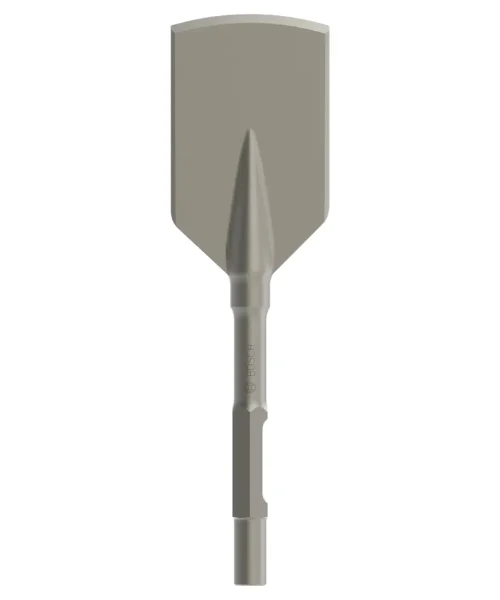 BOSCH HEX 30 dlijeto za asfalt, 125 x 450 mm, s oštrim vrhom za razbijanje asfalta.