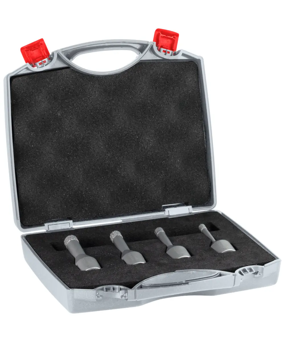 BOSCH PRO 4-dijelni set Ceramic dry dijamantne krune za keramiku 6–12 mm, M14 BOSCH PRO 4 dijelni set Ceramic dry dijamantne krune za keramiku 6–12 mm M14