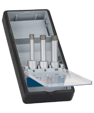 BOSCH PRO Ceramic dry set svrdla za keramiku i pločice 6, 8, 10 mm