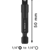 BOSCH PRO udarni adapter za nasadne kljuceve prihvat 1 4″ kuglica 1 4 1