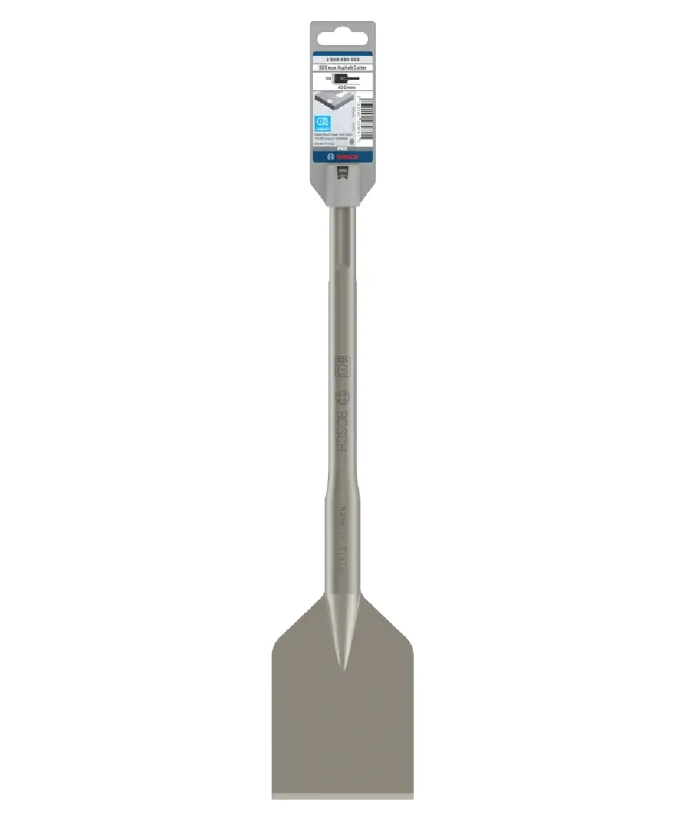 BOSCH SDS-max dlijeto za asfalt 90 x 400 mm, metalni alat za bušenje asfalta.