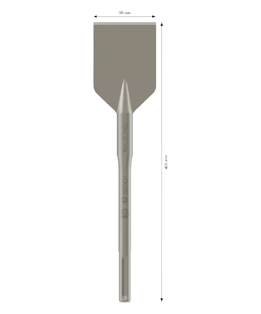 Bosch SDS-max asfaltni dlijeto 90 x 400 mm, metalni alat za uklanjanje asfalta.