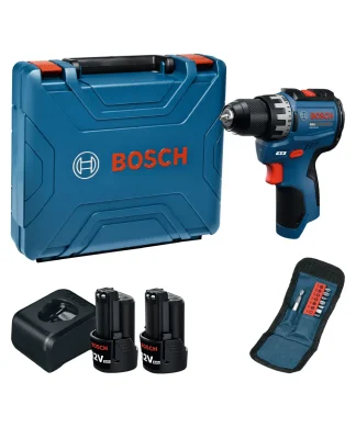 BOSCH aku bušilica-izvijač PRO GSR12V-31 2xAku 12V 2,0Ah + 11 bitova + kovčeg