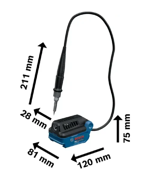 BOSCH aku lemilica, stanica za lemljenje PRO GLK18V-450