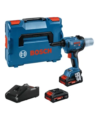 BOSCH aku pištolj za zakovice GRG18V-16 2xAku EXBA 18V 4,0Ah + L-BOXX