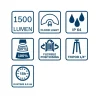 BOSCH aku svjetiljka PRO GLI 18V-1500 BOSCH aku svjetiljka PRO GLI 18V 1500 8