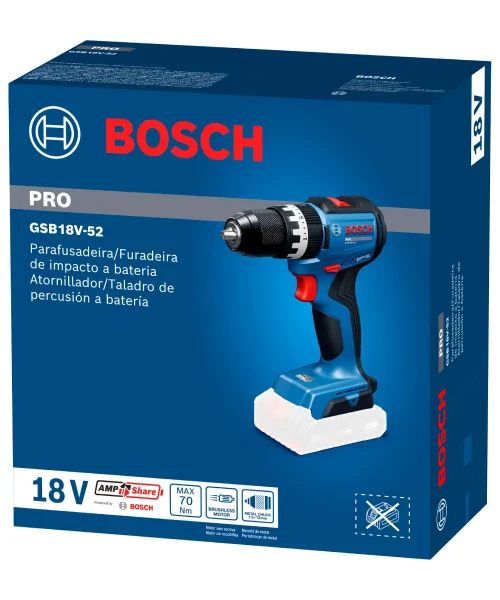 BOSCH aku udarna bušilica-izvijač PRO GSB18V-52