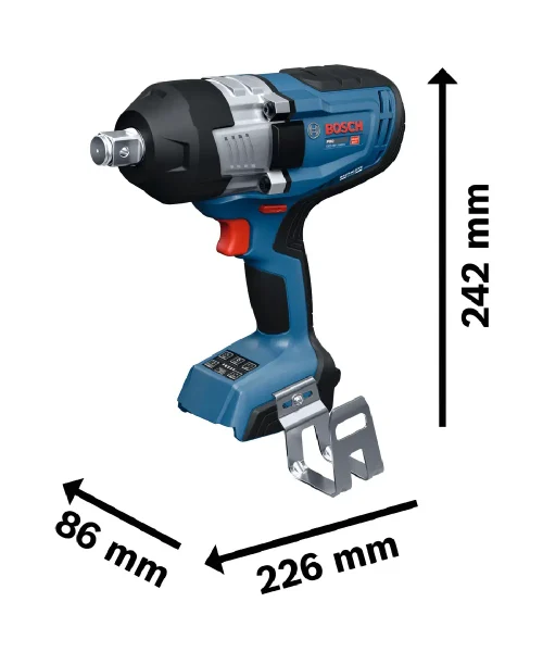 BOSCH aku udarni stezač PRO GDS18V-1600H (1)