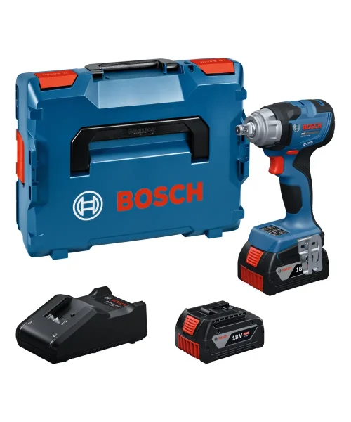 BOSCH aku udarni stezač PRO GDS18V-330H 2xAku 18V 5,0Ah + L-BOXX