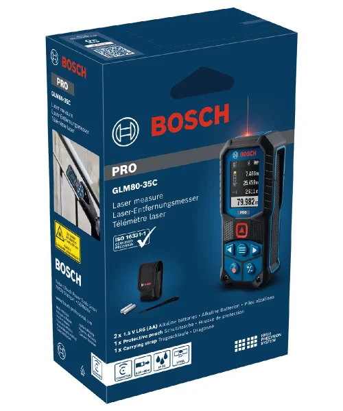 BOSCH digitalni laserski daljinomjer PRO GLM80-35C