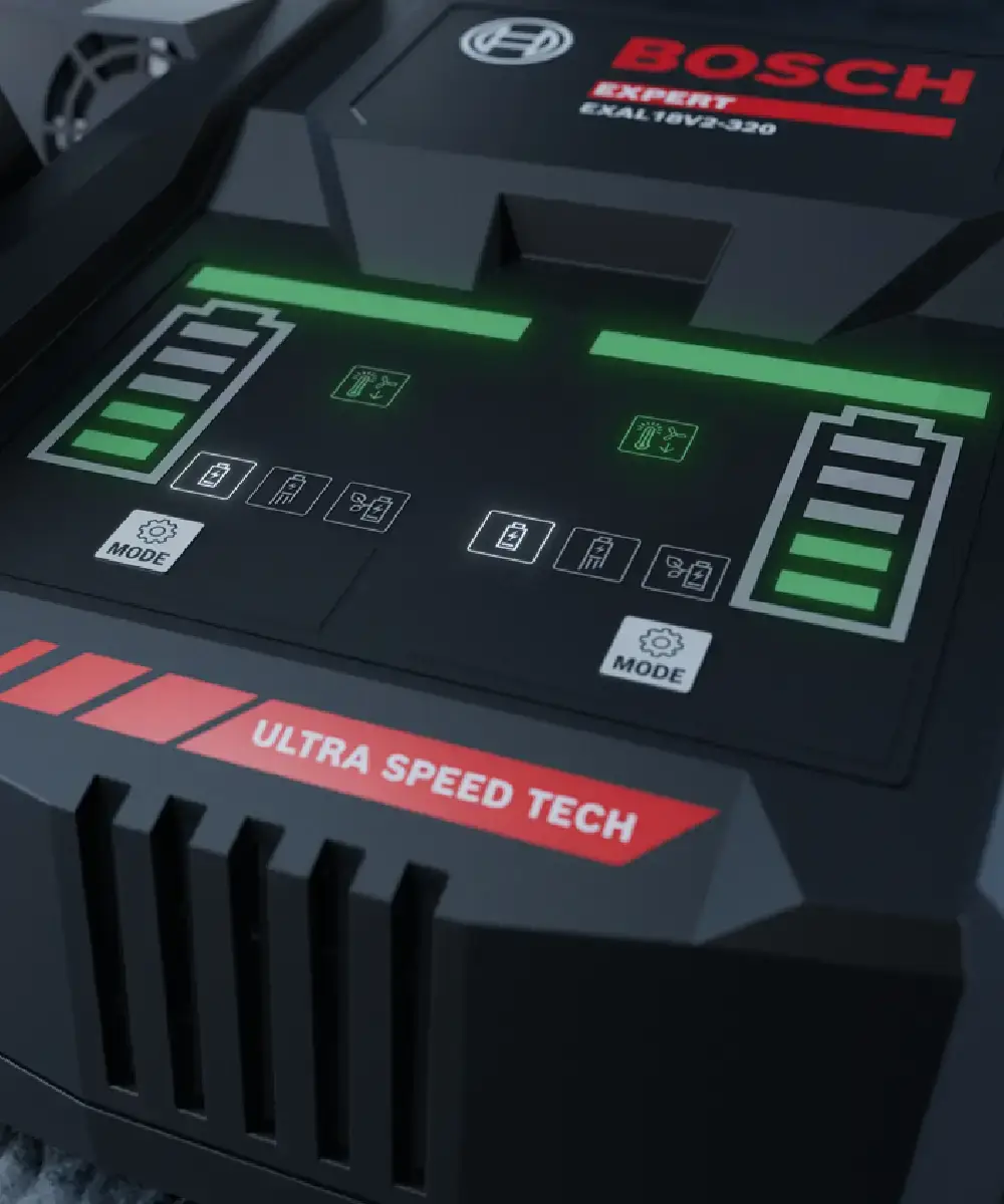 BOSCH dvostruki brzi punjač EXPERT EXAL18V2-320