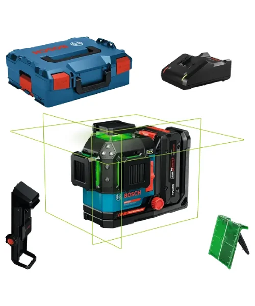 BOSCH laserski nivelir EXPERT EXLL18V-120-33CG 1xAku EXBA 18V 4,0Ah + L-BOXX