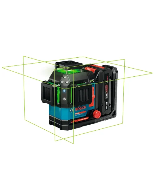 BOSCH laserski nivelir EXPERT EXLL18V-120-33CG 1xAku EXBA 18V 4,0Ah + L-BOXX