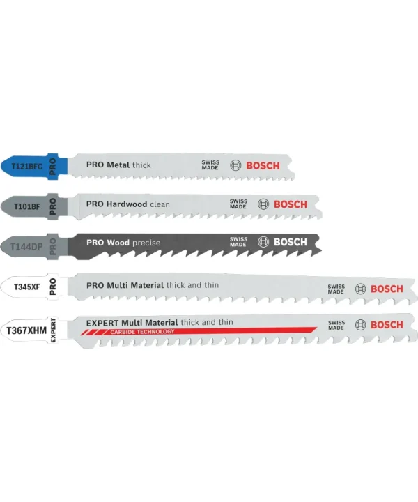 Bosch PRO zamjenske listove za ubodnu pilu za drvo i metal, koncentrirani set.