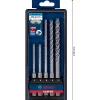 BOSCH 5-dijelni set EXPERT SDS-plus-7X svrdla za beton 5-10 mm BOSCH 5 dijelni set EXPERT SDS plus 7X svrdla za beton 5 10 mm 3