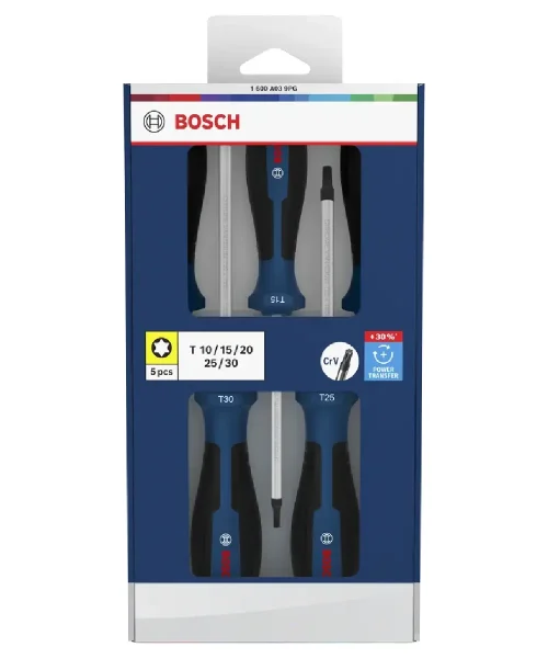 BOSCH 5-dijelni set odvijača TX10-TX30