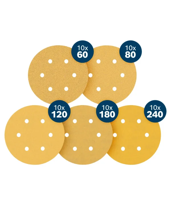 BOSCH 50-dijelni set brusnog papira sa 6 rupa za ekscentričnu brusilicu EXPERT C470 150 mm