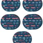 BOSCH 55-dijelni set brusnog papira na čičak EXPERT O780 125 mm