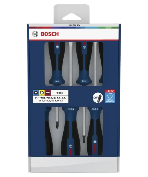 BOSCH 6-dijelni set odvijača PH, TX i SL
