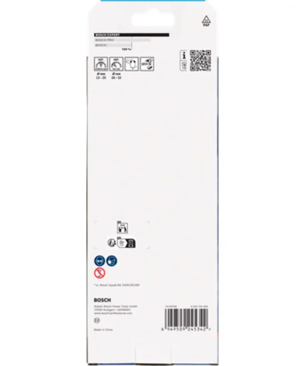 Bosch 8-dijelni set plosnatih svrdla za drvo EXPERT Self Cut Speed 12-32 mm.